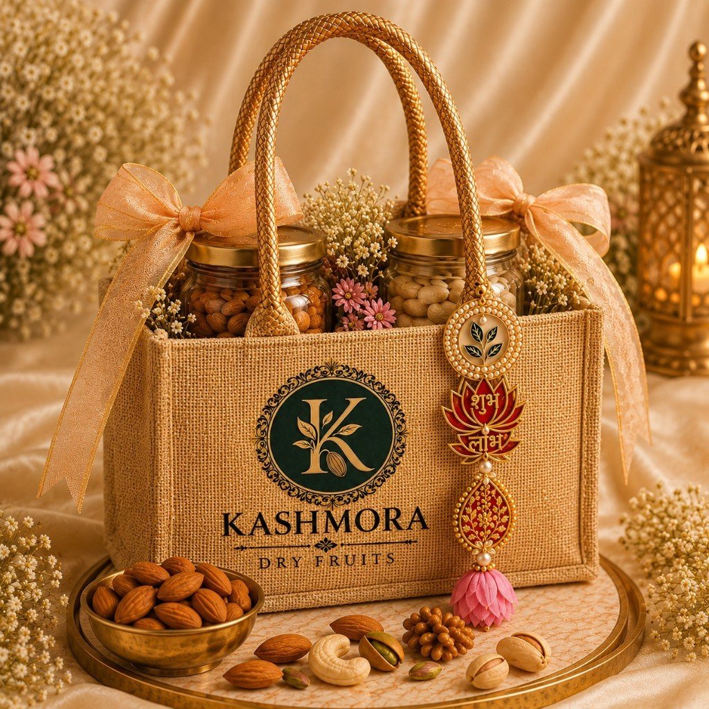 Festive Jute Gift Bag