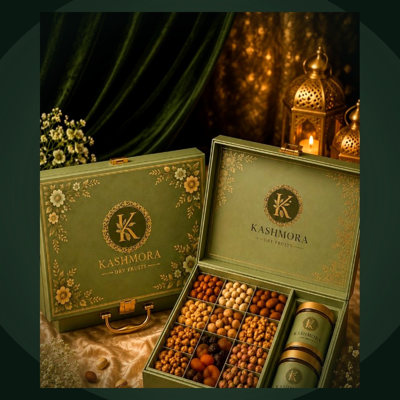 Sage Green Gift Case